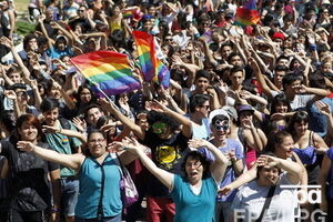 Шествие ЛГБТ-сообщества в Сантьяго-де-Чили