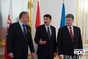 Президент Словакии (слева) приедет в Украину