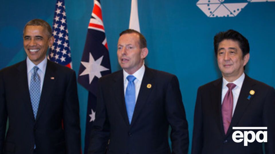Барак Обама, Тони Эббот и Синдзо Абе