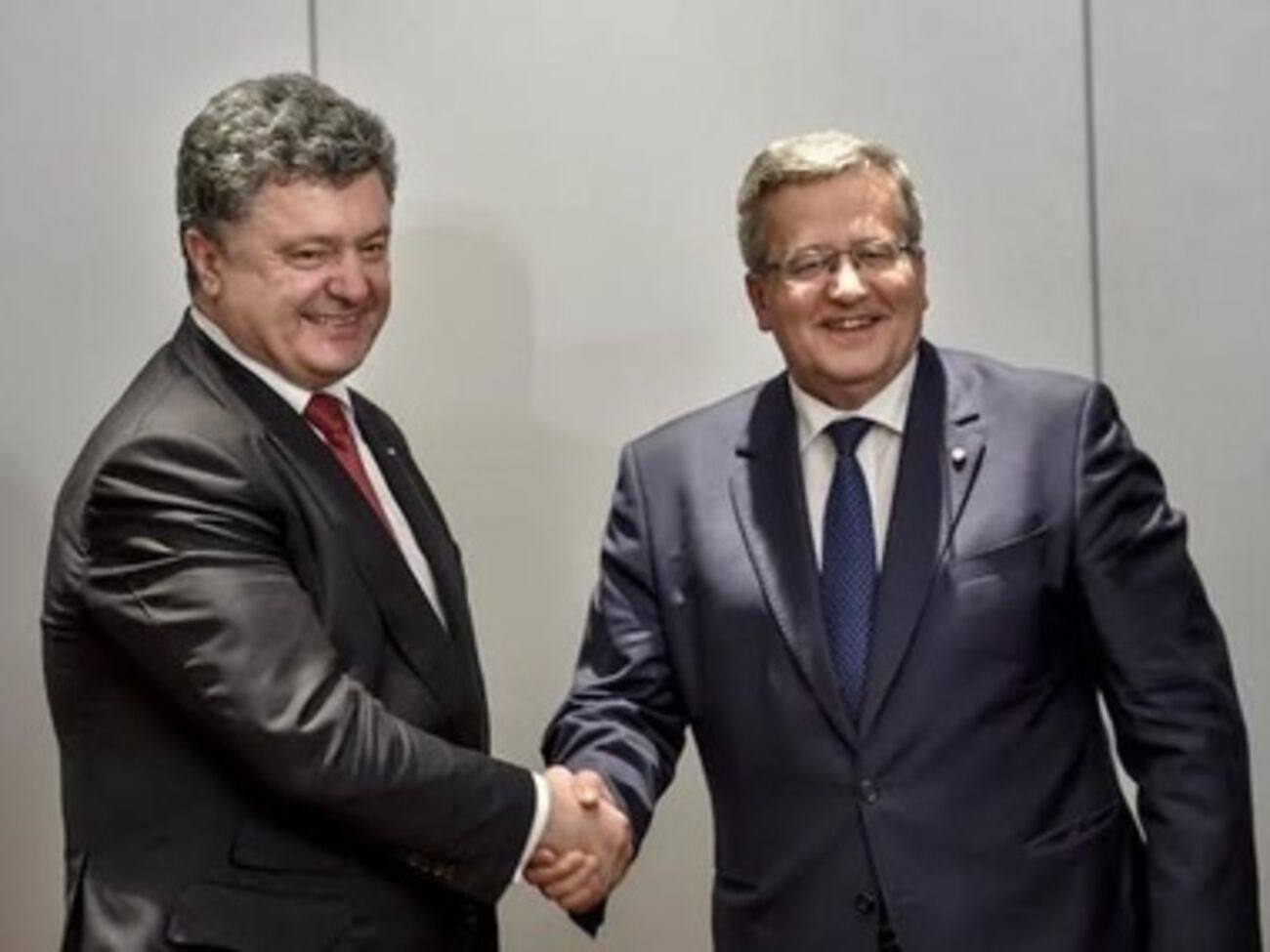 Петр Порошенко и Бронислав Коморовский