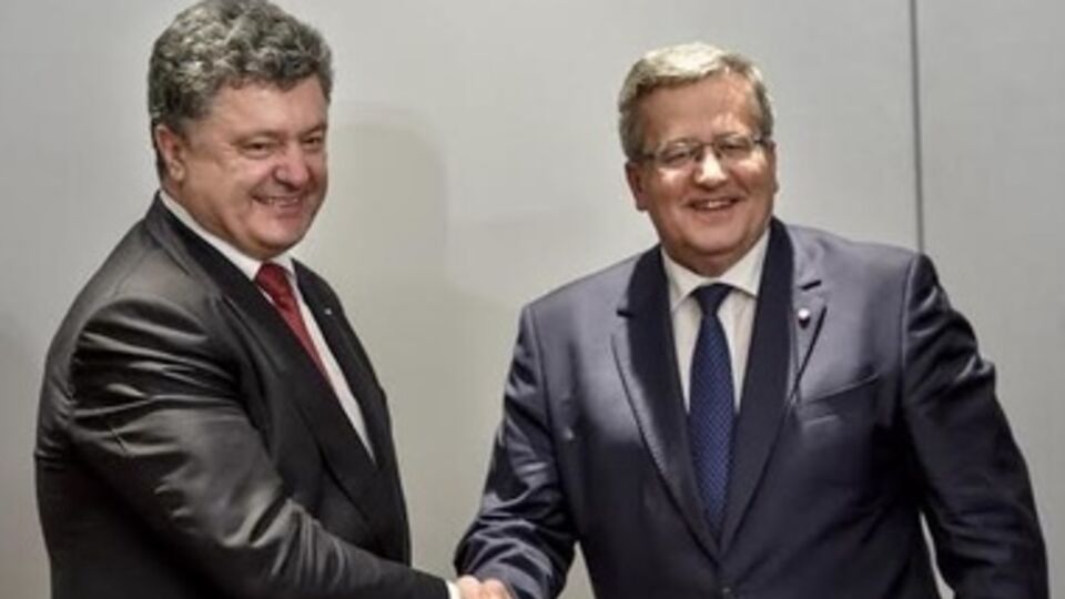 Петр Порошенко и Бронислав Коморовский