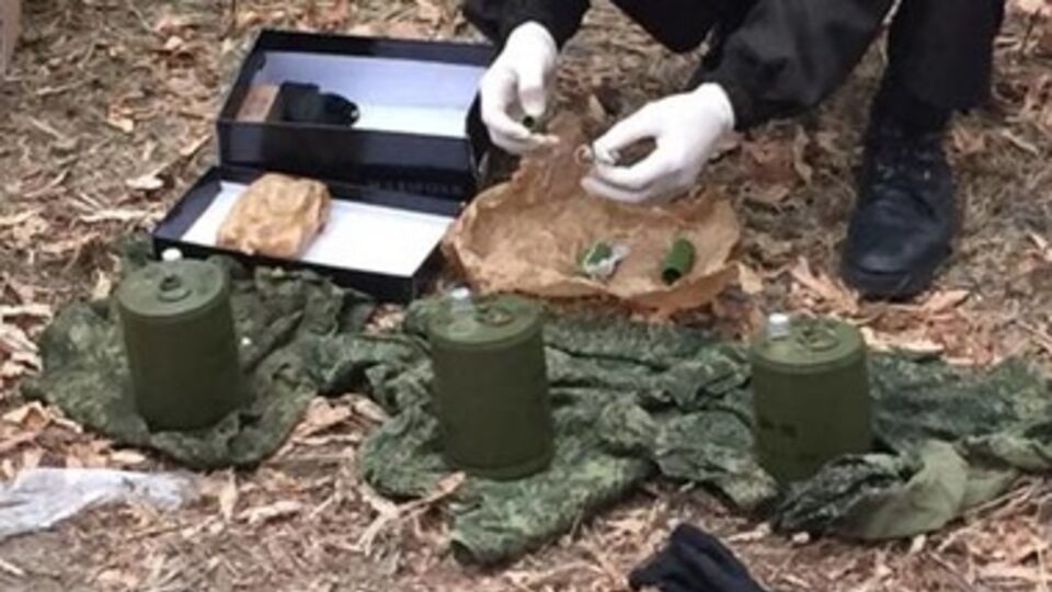 Преступники имели на вооружении мины