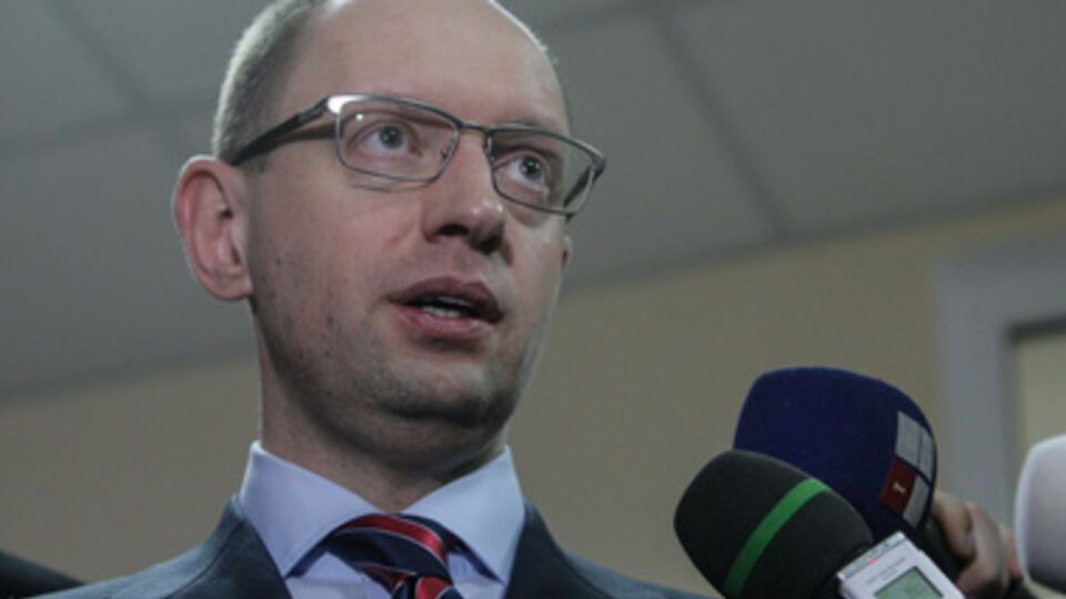 Яценюк обвинил Россию в катастрофе на Донбассе