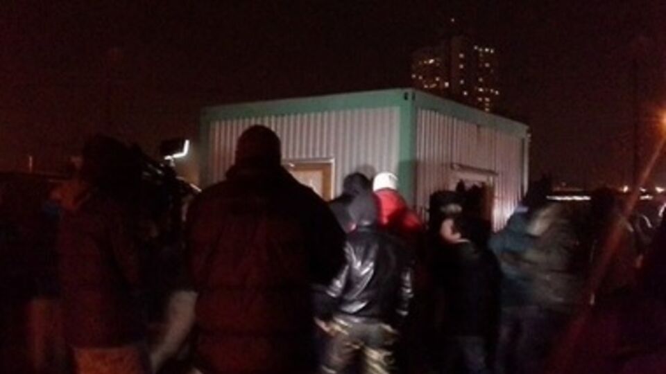 Вторая акция против застройки на Осокорках закончилась столкновениями