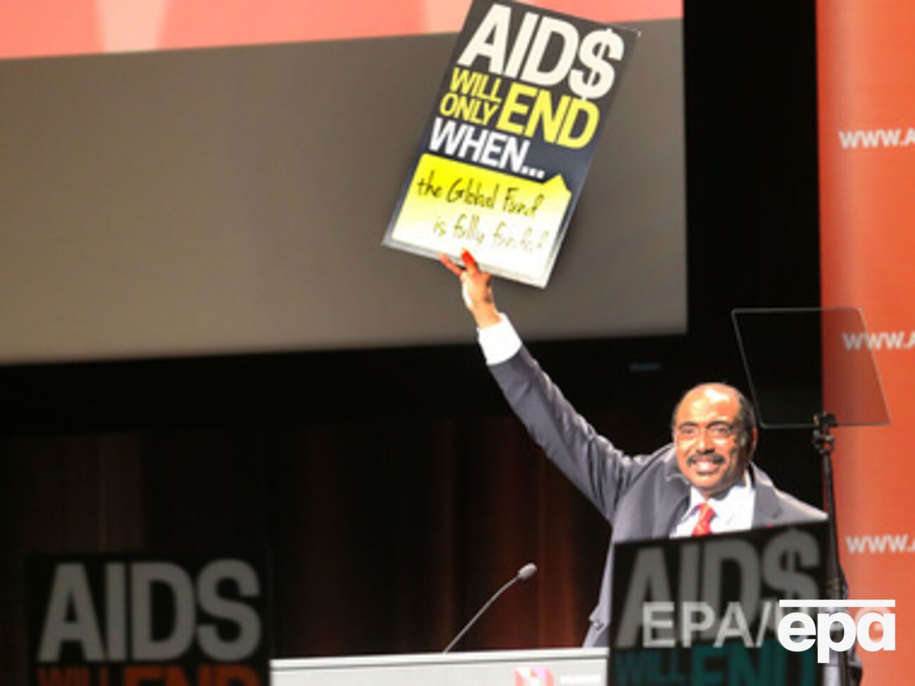 Руководитель Объединенной программы ООН по ВИЧ/СПИД Мишель Сидибе