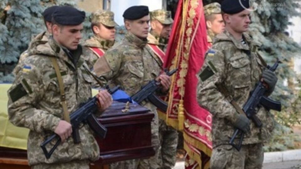 Сослуживцы прощаются с майором Юрием Загребельным