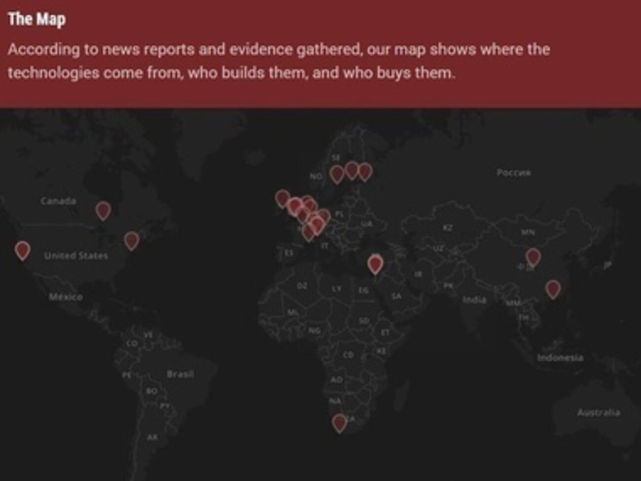 Amnesty International оценивает ежегодный оборот рынка технологий слежения во всем мире в $5 млрд