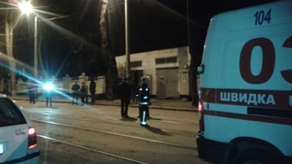 Место взрыва в Харькове