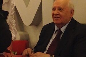Михаил Горбачев на презентации своей книги