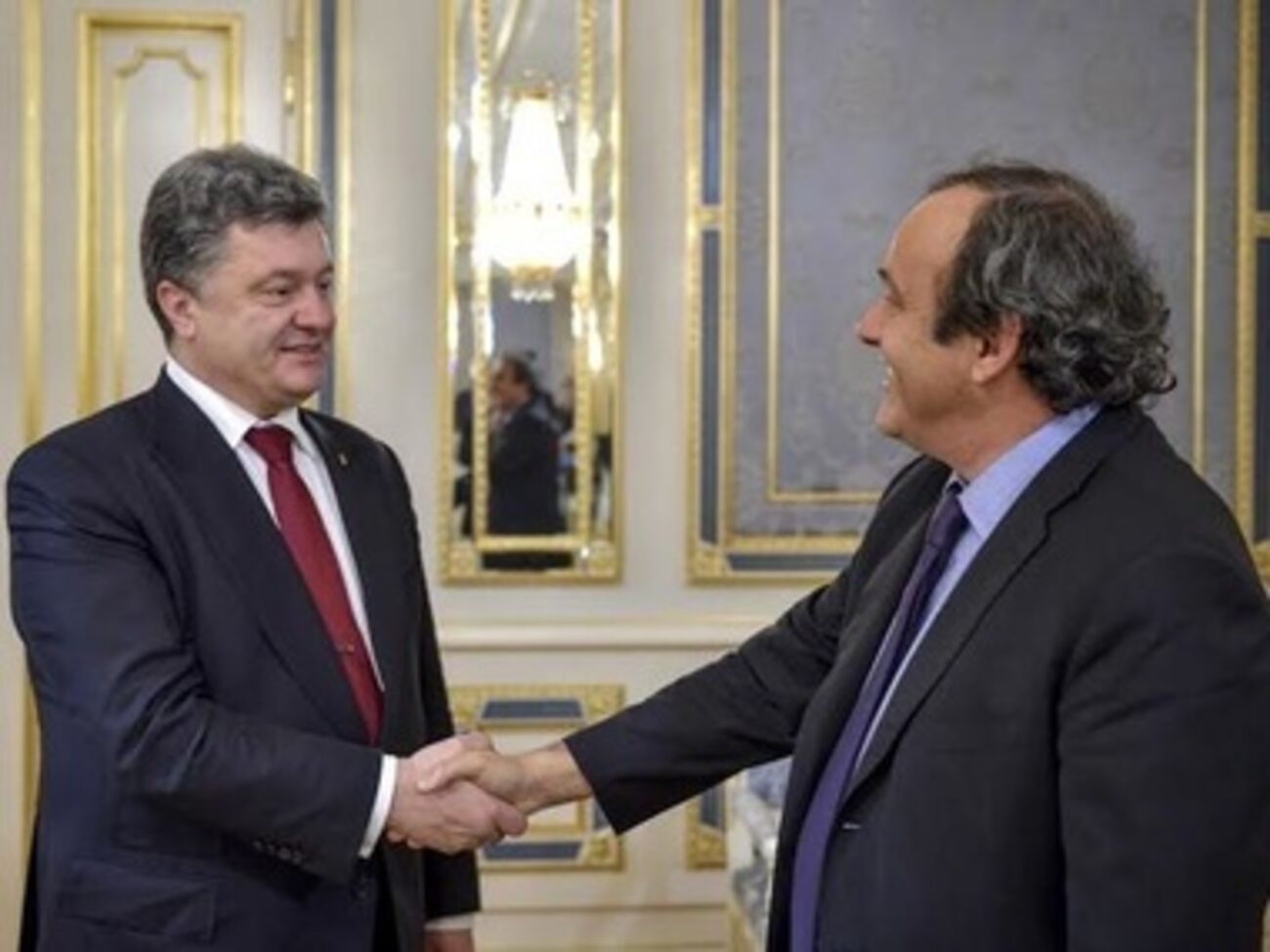 Порошенко встретился с Платини