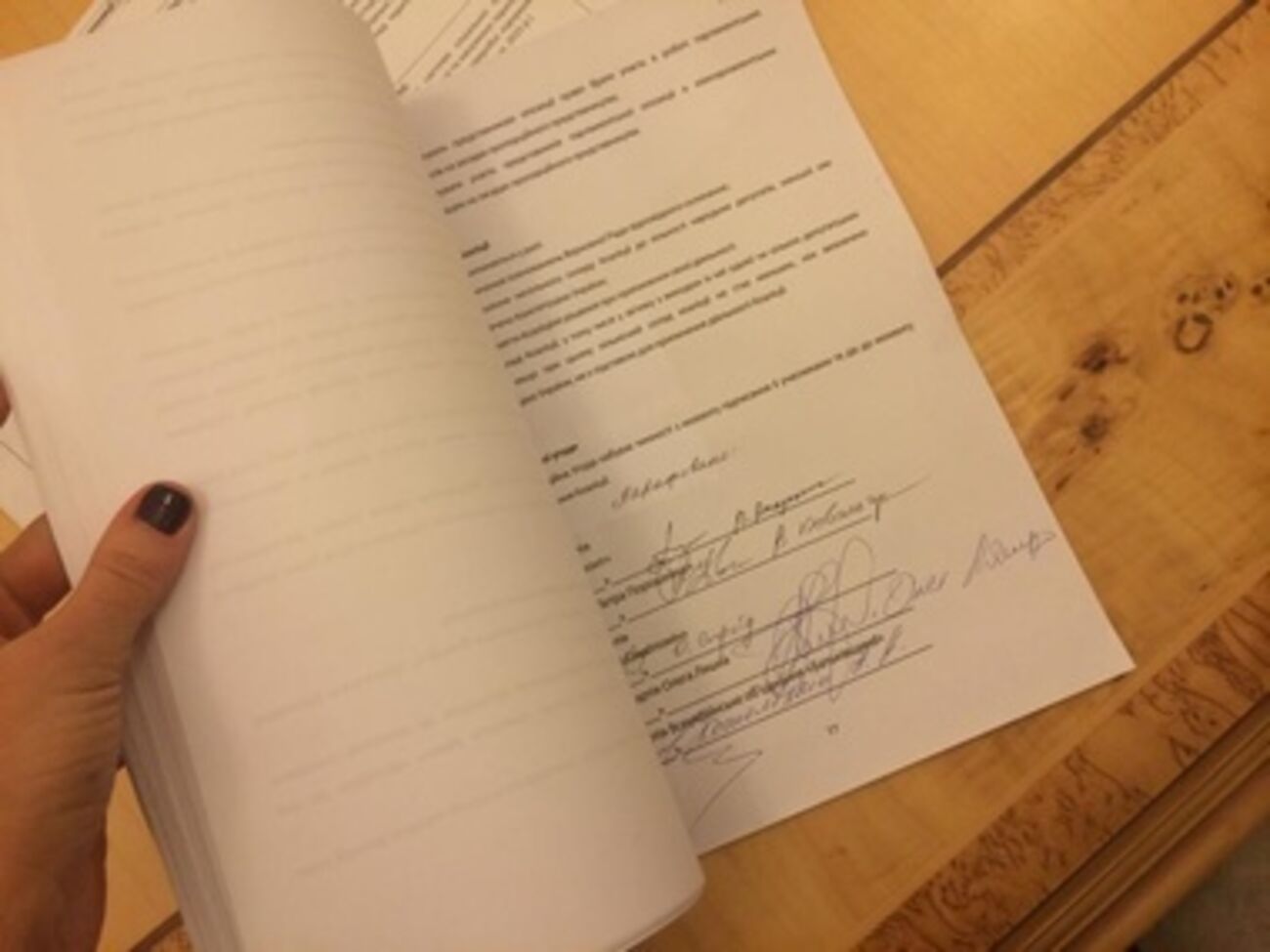 Соглашение было подписано всеми избранными политическими силами, кроме Оппозиционного блока