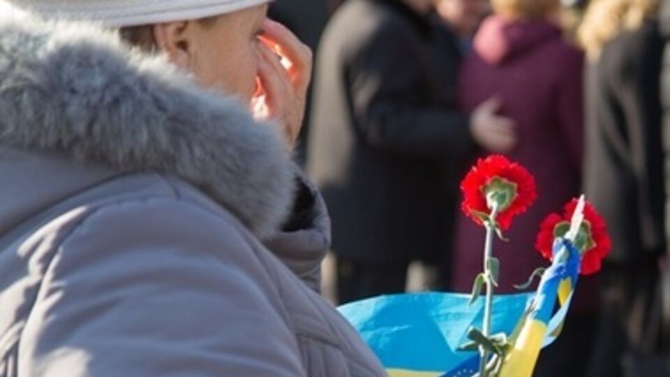 В годовщину Евромайдана народные веча прошли во многих городах Украины. Фоторепортаж
