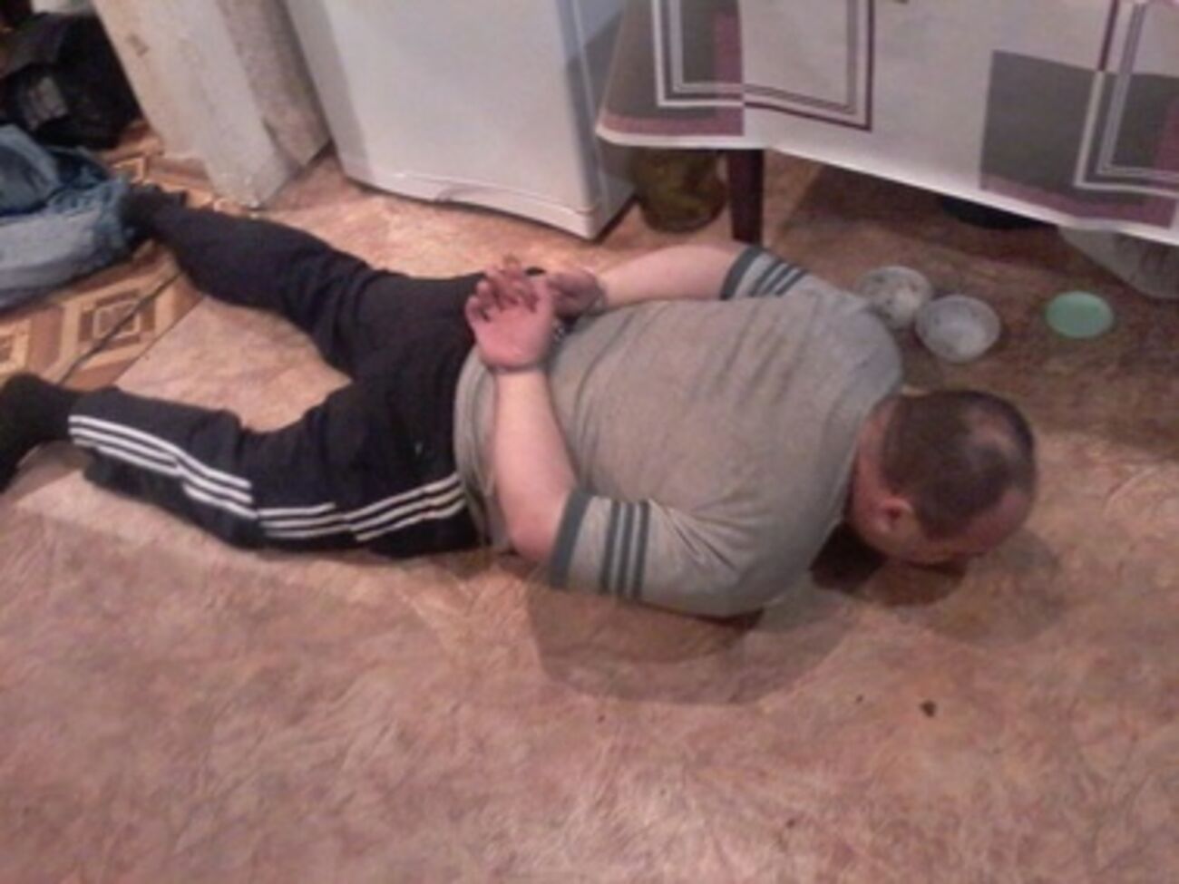 У задержанного было изъято оружие