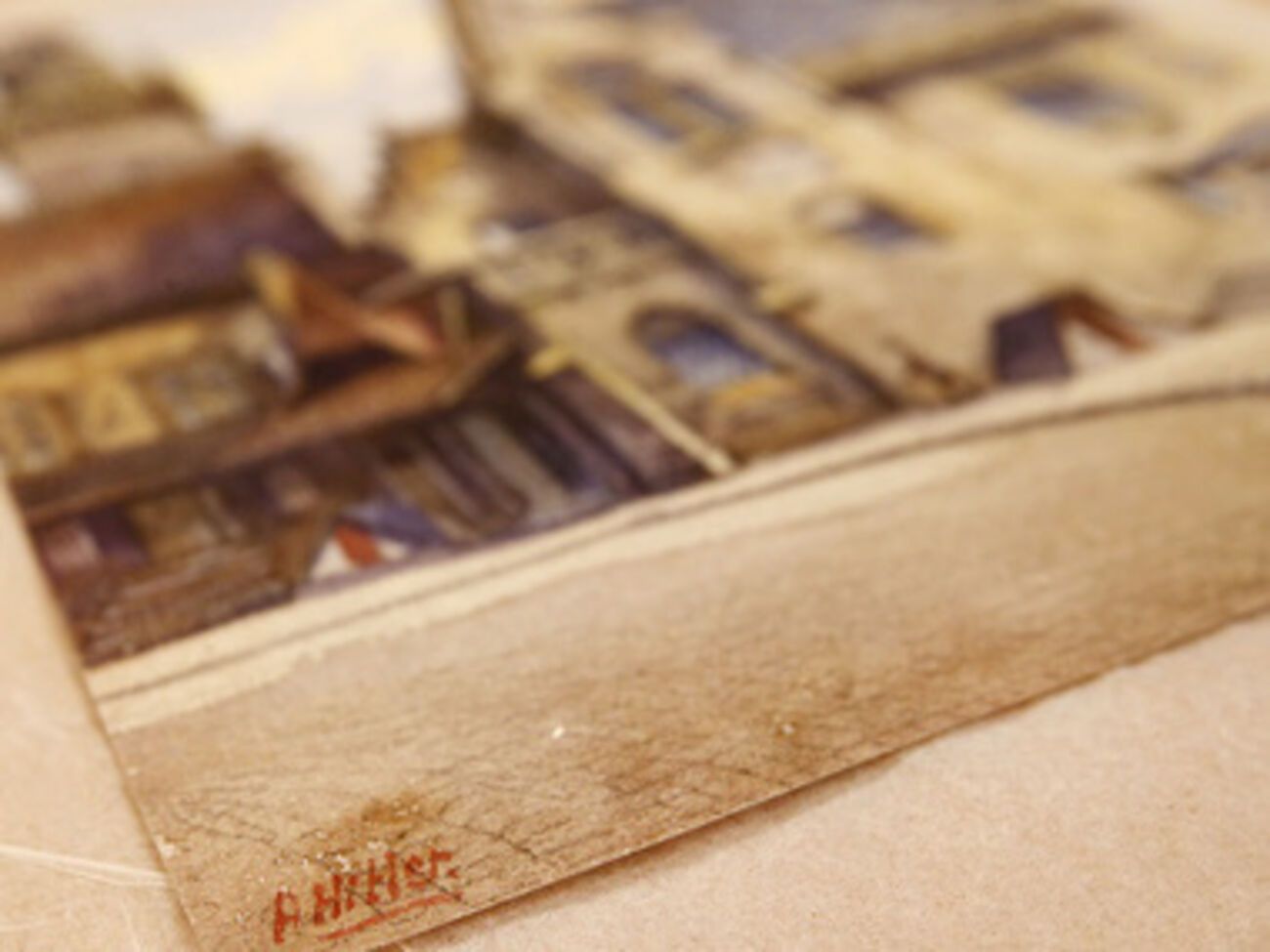 Акварель досталась покупателю с Ближнего Востока