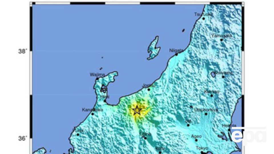 В Японии произошло землетрясение магнитудой 6,8