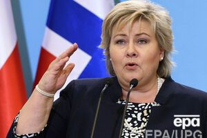 Эрна Солберг: Из-за незаконной аннексии Крыма и активности России в восточных регионах Украины мы заморозили все политические контакты с Москвой