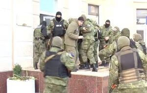 Штурм проходной одесского НПЗ