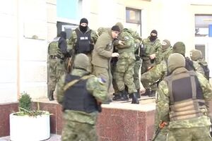 Штурм проходной одесского НПЗ