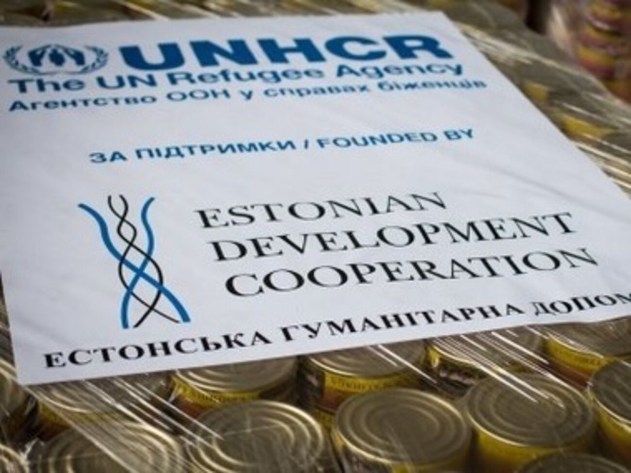Эстония направила переселенцам продукты питания
