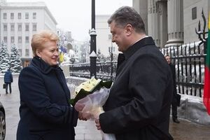 Порошенко встречает Грибаускайте