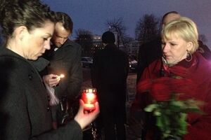 Маргот Вальстрем почтила память погибших во время Евромайдана активистов