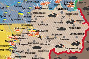 Обстрелы в зоне АТО не прекращаются