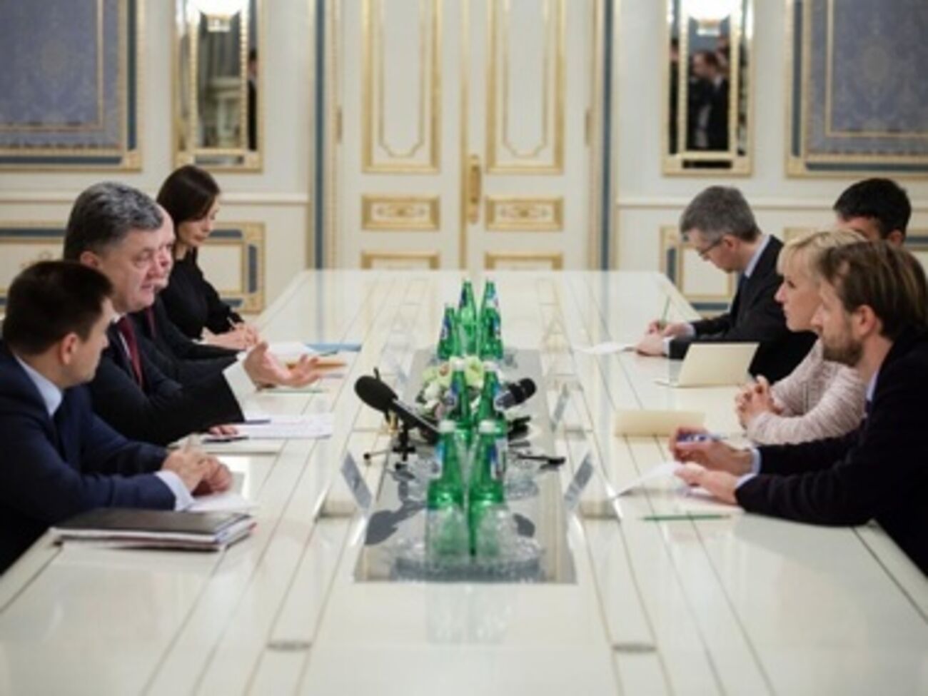 Петр Порошенко и Маргот Вальстрём провели встречу сегодня
