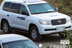 Автомобиль миссии ОБСЕ попал под обстрел