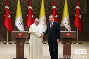 Папа Римский Франциск и Реджеп Эрдоган встретились в Анкаре