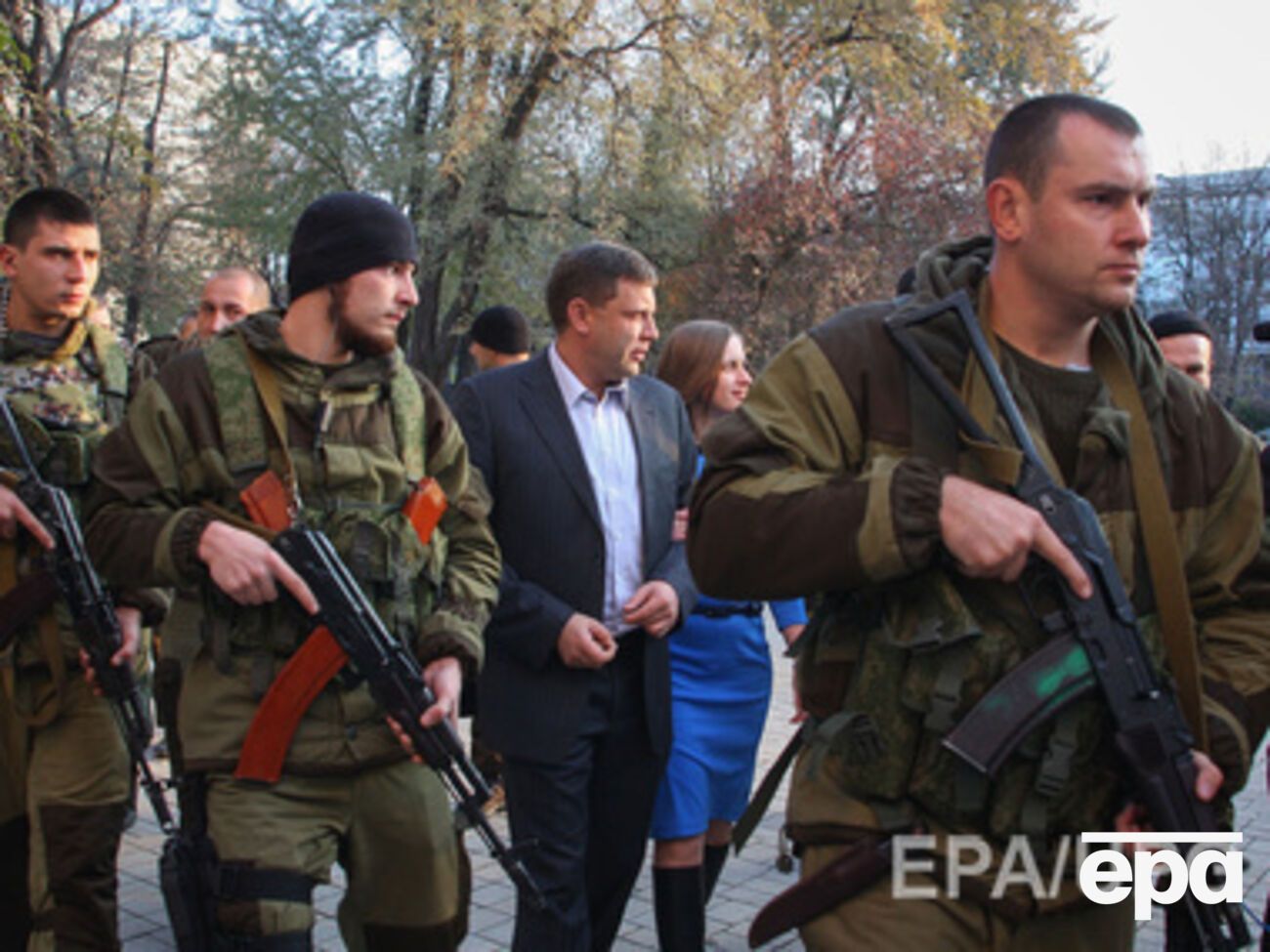 Захарченко на вчерашнем "голосовании"