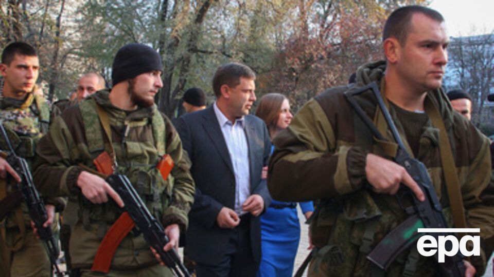 Захарченко на вчерашнем "голосовании"