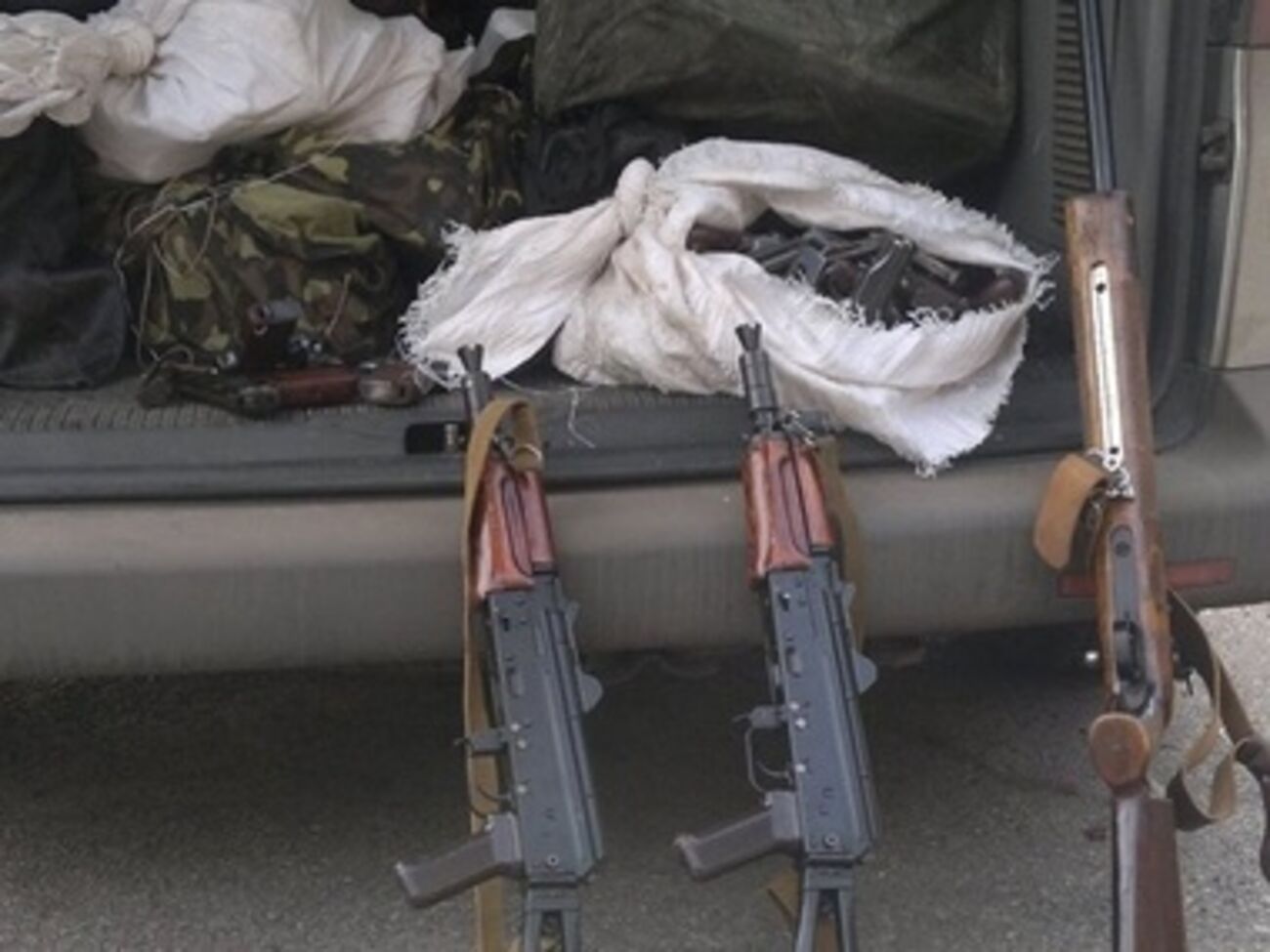 Оружие перевезли в безопасное место