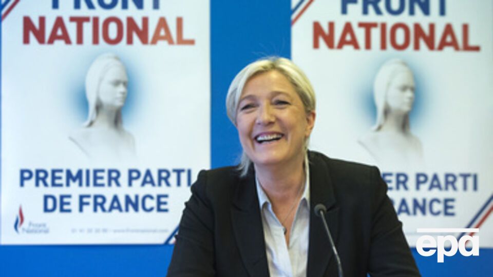 Марин Ле Пен считает президента РФ Владимира Путина своим единомышленником