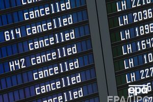 По причине забастовки часть рейсов будет отменена