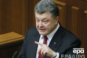 Порошенко заявил, что выступает за политическое решение кризиса на Донбассе