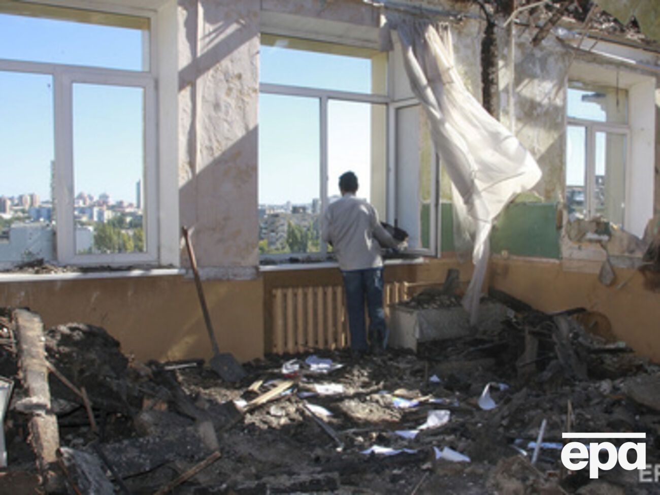 В Донецке разрушены дома