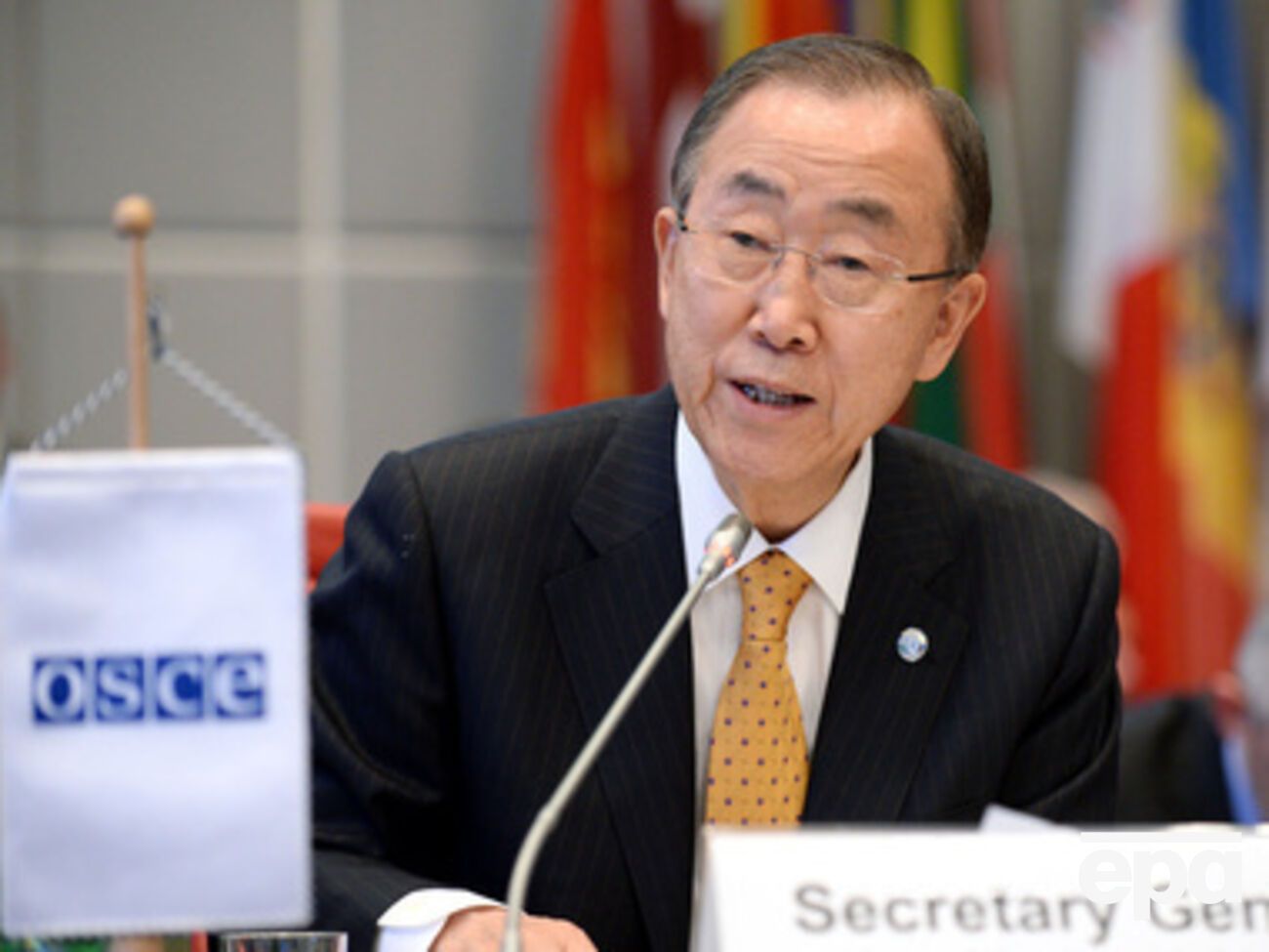 Пан Ги Мун выступил в штаб-квартире ОБСЕ