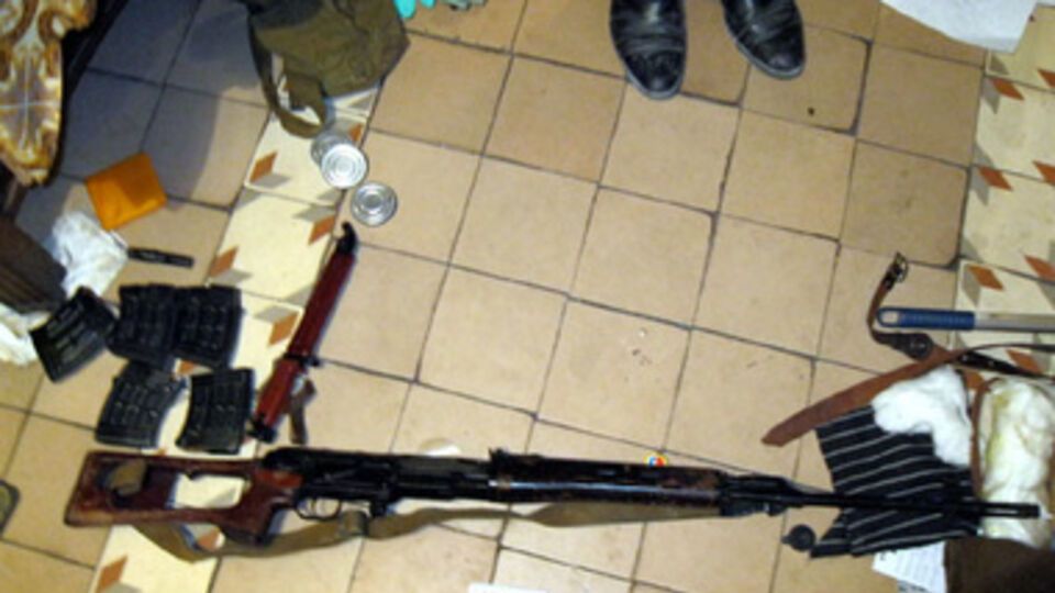 Житель города Николаевка хранил дома целый арсенал