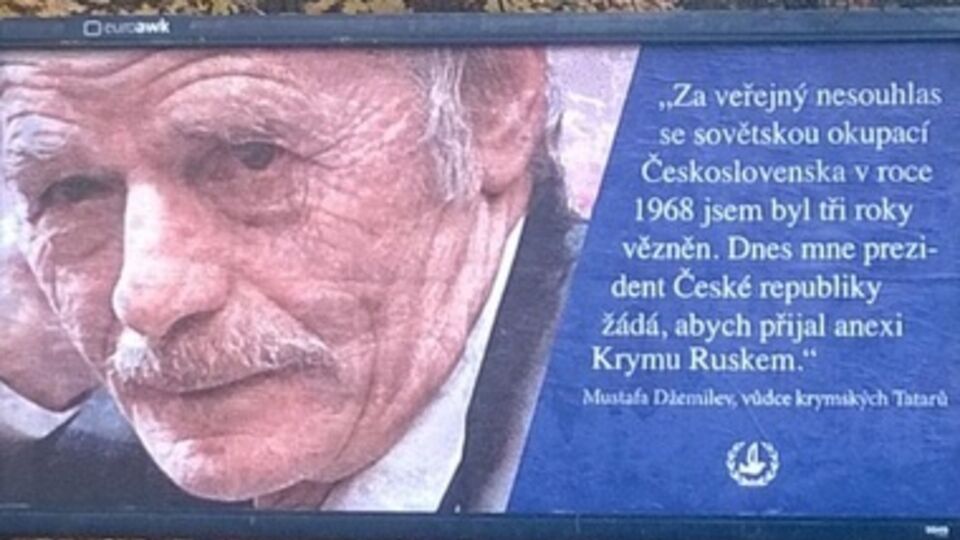 Под фото экс-председателя крымского Меджлиса приводится его цитата