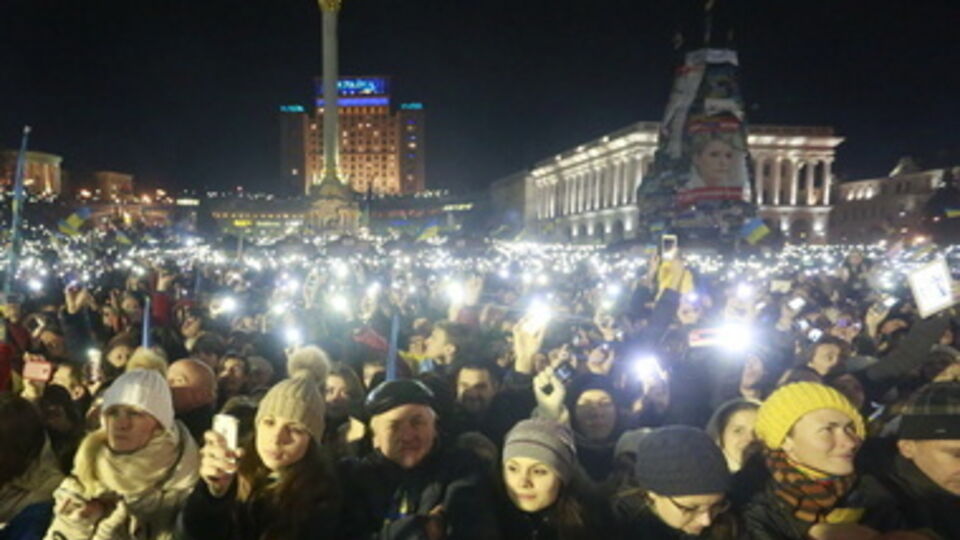 Евромайдан начался в Киеве 21 ноября 2013 года