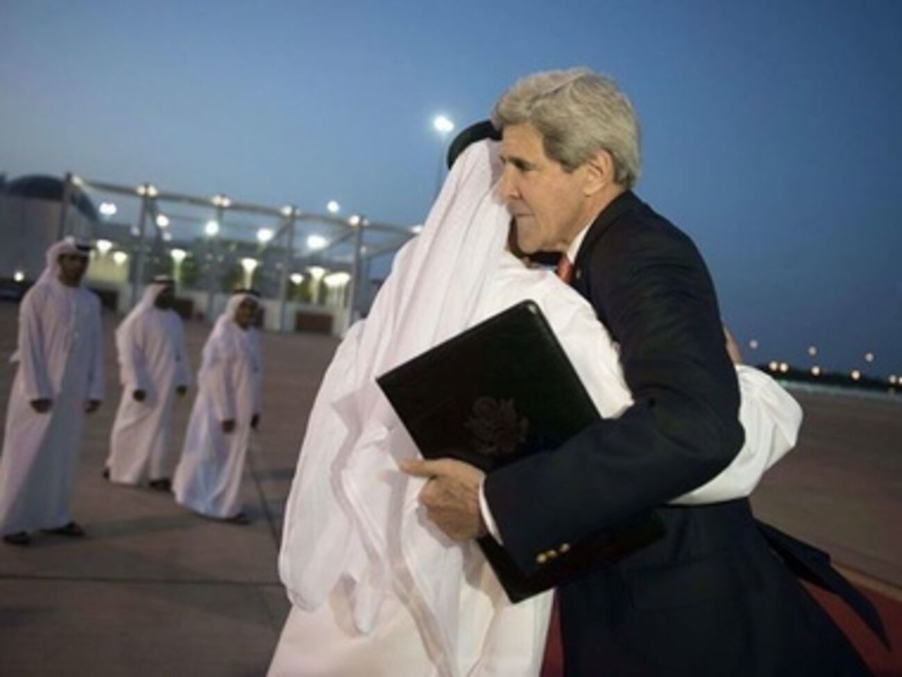 Немцов: Судьба Путина во власти этой парочки (на фото – госсекретарь США Джон Керри и король Саудовской Аравии Абдуллах ибн Абдул-Азиз Аль Сауд)