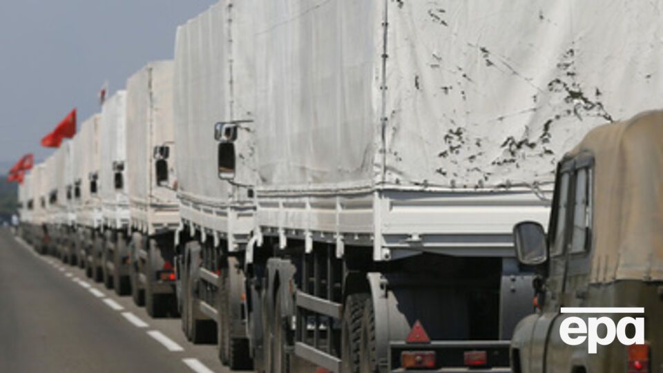 "Гумконвой" въехал в Украину в воскресенье