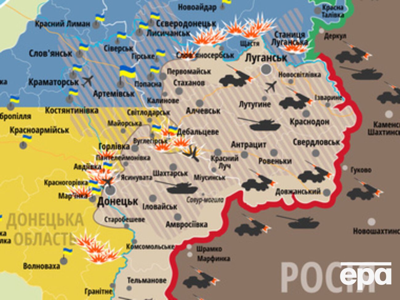 Ситуация в зоне АТО остается напряженной