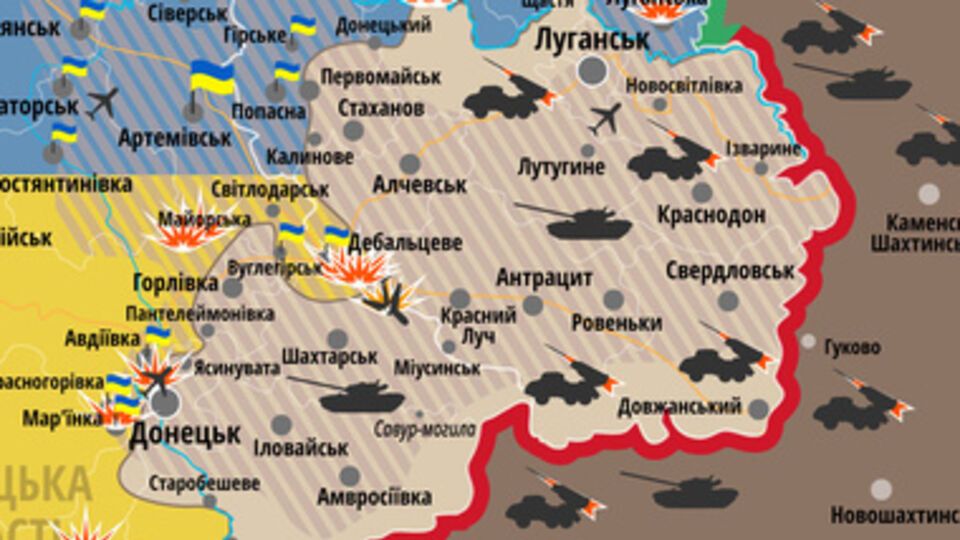 Обстрелов в зоне АТО стало меньше