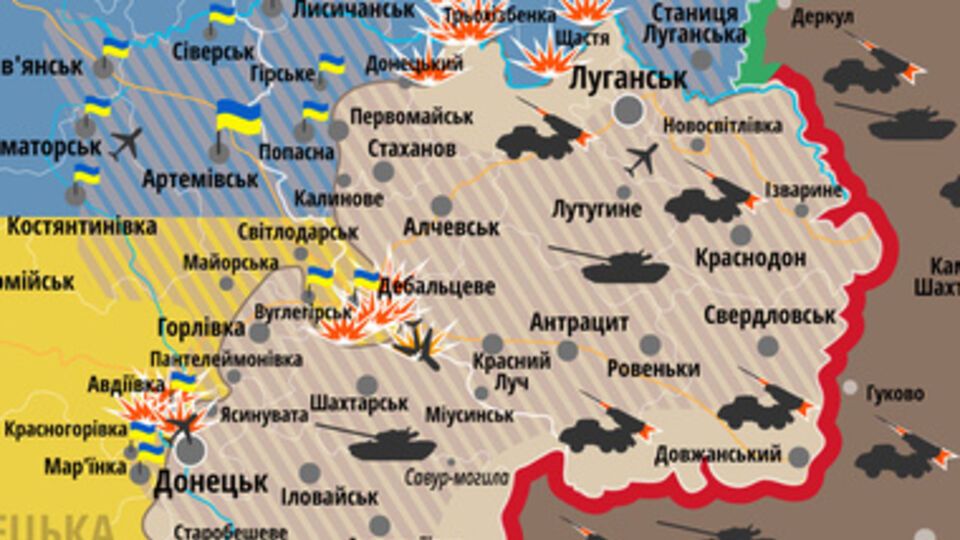 Обстрелы на Донбассе не прекратились