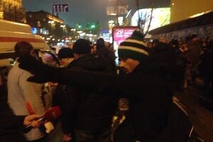 Пострадавших фанов забрала "скорая"