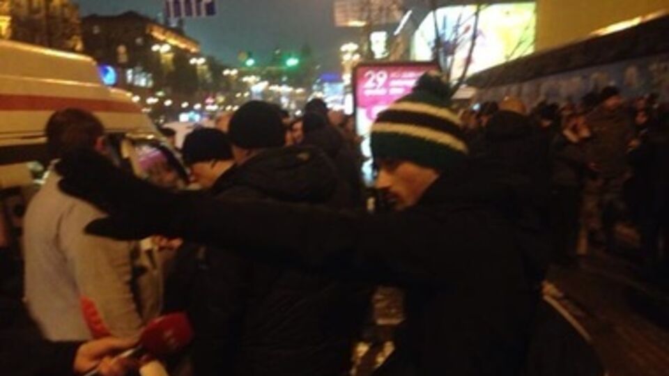 Пострадавших фанов забрала "скорая"