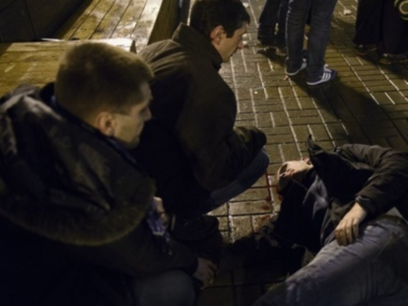 Пострадавших забрали в больницы