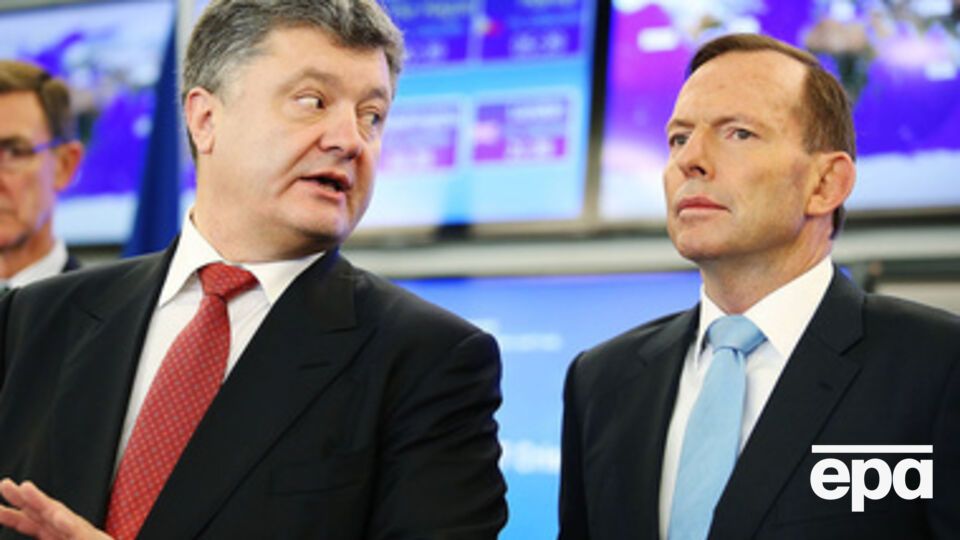 Порошенко и Эбботт единогласно заявили, что малайзийский Boeing сбили боевики