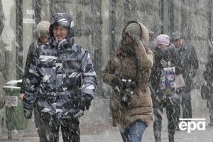 Киевлян ждет мокрый снег